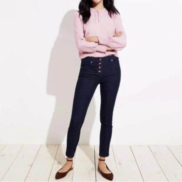 LOFT Denim - Loft Exposed Button Fly Modern Skinny Jeans